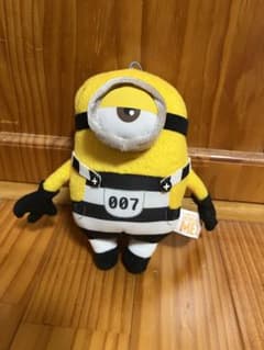 미니언 봉제인형 007 죄수복 어뮤즈먼트 전용 경품 미니언 대도주