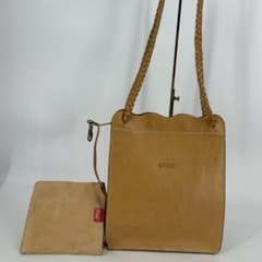 ☆美品☆BREE☆ブリー☆ベージュ レザー トートバッグ ポーチ付き 