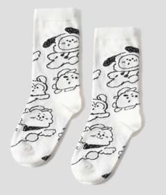 M 사이즈 BT21 양말 RJ SHOOKY MANG CHIMMY 그라니프