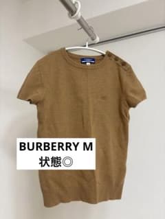 BURBERRY BLUE LABEL 半袖ニット キャメル Mのサムネイル