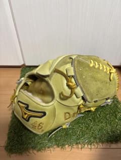 プロ支給品 実使用 岩下大輝 千葉ロッテ ミズノプロ 投手 ヌバック