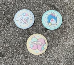 サンリオキャラクターズ 刺繍缶バッジ 3種セットのサムネイル