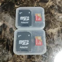 2個セット　OLYVO 64GB microSDカード アダプター付きのサムネイル