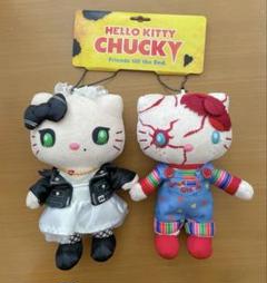 USJ　ユニバ　チャッキー　キティ　ハロウィン　ぬいぐるみ　完売　レア USJ キティ チャッキー ハロウィン ミミィ レア - メルカリ