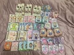 新品 激安 転売ok ラブブ風グッズ大量セット メモ帳、ヘアブラシ、ポーチ、ペン 新品 激安 転売ok ラブブ風グッズ大量セット メモ帳、ヘアブラシ