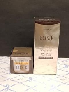 新品・未開封】エリクシール ザ セラムaa ＆ 美容濃密クリーム 2点