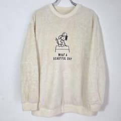 ⭐️定番⭐️ユニクロ ピーナッツ フリーストップス スヌーピー ホワイト M 白