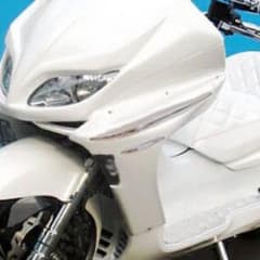 売り切り☆最終値下げ！mf08用 サイドカウル メッキ パールホワイトのサムネイル