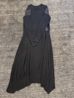 a*マ様 サカイ　sacai　ドッキングロングワンピース　22-05920　黒 a*マ様 サカイ sacai ドッキングロングワンピース 22-05920 黒 - メルカリ