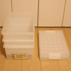 【無印良品】ポリプロピレン キャリーボックス 3個セットのサムネイル