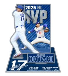 大谷翔平 3D アクスタ 2025MVP記念 ドジャース 二刀流 サイン付 大谷翔平 3D アクスタ 2025MVP記念 ドジャース 二刀流 サイン付 - メルカリ