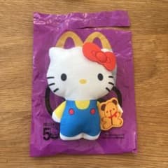キティ50周年 マクドナルド ハローキティ ぬいぐるみ テディベアのサムネイル