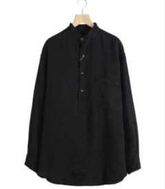 comoli 26SS リネンWクロスプルオーバーシャツ size1 - メルカリ