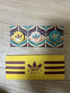 GUCCI adidas グッチ アディダス コラボ缶バッジ 3個セット - メルカリ