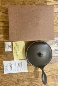 marsh様専用　　小笠原陸兆　ミニパン　フライパン　蓋付き　南部鉄器のサムネイル