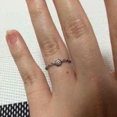 値下げしました！！WGサマンサティアラチェーンリング8号のサムネイル