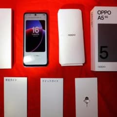新品】OPPO A5 5G初期化済みSIMフリースマートフォン本体一式ホワイト