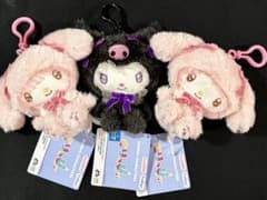 マイメロディ・クロミ くりっぴぃぬいぐるみ うるきゅんふわふわ