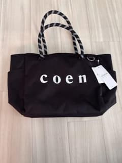 coen 黒 トートバッグ 中型.のサムネイル