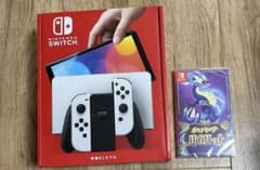 Nintendo Switch 有機ELモデル本体　ポケモンバイオレット　セットのサムネイル