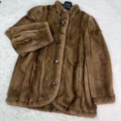 クリスチャンディオール デミバフミンク ファーコート L 毛並み◎なめし柔らか ChristianDior デミバフミンク リアルファー なめし柔らか コート