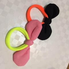 Hitomi様専用です              バイカラリボン（ピンク・黒色のサムネイル
