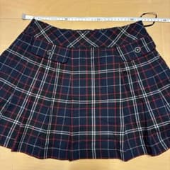 COLZA チェック柄 プリーツスカート Mサイズのサムネイル