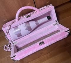 ANGEL エンジェルシャンパン ドゥミセック ピンク 空箱+空瓶 ファー