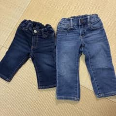 ベビーGAP デニムパンツ 2本セットのサムネイル