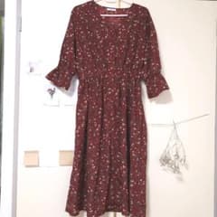 花柄 ロングワンピースのサムネイル