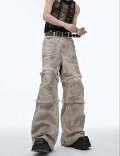 archive argue cultureギミックフレアデニム　ブーツカット