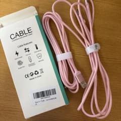 ピンク Lightningケーブル USB-Aのサムネイル