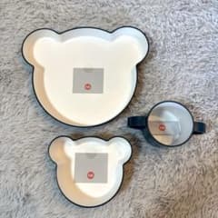 【新品未使用】tak.キッズディッシュ＆マグセット＊ネイビーのサムネイル