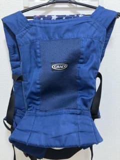 GRACO 抱っこ紐 ネイビー 星柄 - メルカリ