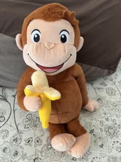 おさるのジョージ ぬいぐるみ バナナ付きのサムネイル