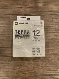 KING JIM TEPRA PRO テープカートリッジ 12mm 透明のサムネイル