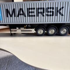 タミヤ1/14 MAERSK コンテナ セミトレーラー タミヤ1/14 MAERSK コンテナ セミトレーラー - メルカリ