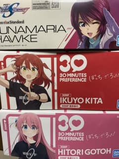 キャラクタープラモデル 3種セット　ルナマリア 喜多育代　後藤ひとりのサムネイル