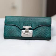 GUCCI グッチ 長財布 日本限定 リザード グリー - メルカリ