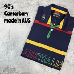 90's Canterbury オーストラリア　センターロゴラガーシャツ　新品 90's Canterbury オーストラリア センターロゴラガーシャツ 新品