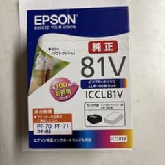 エプソン （ソフトクリーム) 純正インクカートリッジ ＋写真用紙ライト100枚のサムネイル
