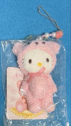 激レア☆ハローキティ☆変身テディベア☆ボールチェーンマスコット☆2002 激レア☆ハローキティ☆変身テディベア☆ボールチェーンマスコット