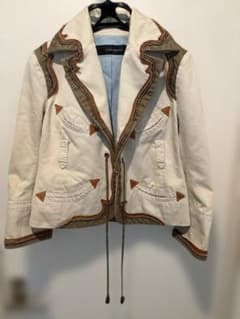 DSQUARED2ディースクエアド コットン＆レザートリム カジュアル 