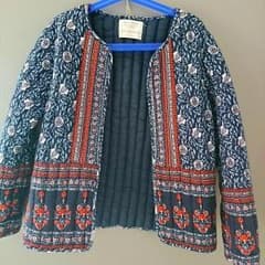 nana様専用 ZARA girl 中綿入り ノーカラージャケット 140cmのサムネイル