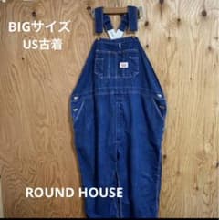 ラウンド ハウス デニム 超ビッグサイズ！ オーバーオール パンツ USA古着のサムネイル