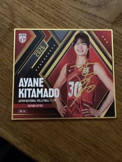 バレーボール女子日本代表　北窓絢音選手　トレーディングmini色紙 か*ー様 バレーボール女子日本代表 北窓絢音トレーディングmini色紙