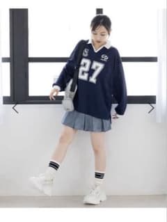 repipi armario ナンバリングルーズT ネイビー Lのサムネイル