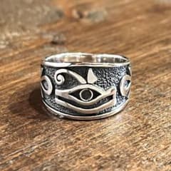 New Arrivals】シルバー925 リング Eye of Horus - メルカリ