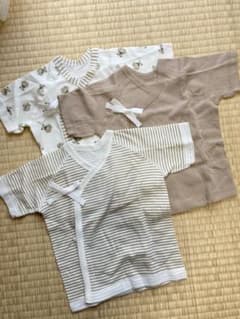 短肌着3枚セット　秋冬用のサムネイル