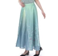 디즈니 스토어 엘사 스커트 FROZEN FEVER 아나운서 눈 아나운서